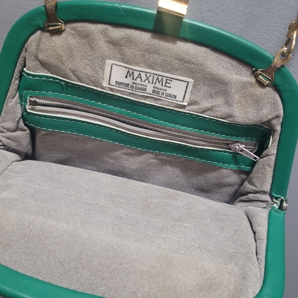 Maxime Vintage Green Purse - Picture 3 of 7